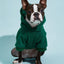 Casual Dog Sweatshirt with Raglan Sleeves and Yellow and Blue Color Blocks, Suitable for Dogs