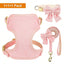 Luxury Corduroy Pet Set: Harness, Bowtie Collar & Leash Combo