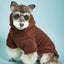 Casual Dog Sweatshirt with Raglan Sleeves and Yellow and Blue Color Blocks, Suitable for Dogs