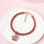 Elegant and fashionable rhinestone claw pendant necklace, suitable for cats and dogs, for wearing at home and outdoors.