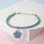 Elegant and fashionable rhinestone claw pendant necklace, suitable for cats and dogs, for wearing at home and outdoors.