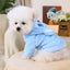 Cute Bear Ears Hoodie for Pet Dogs/Cats, Soft and Comfortable Plush, Suitable for Dogs and Cats, Blue