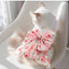 Princess style pet dress with leash (kittens/puppies), suitable for Munchkin, Ragdoll, Scottish Fold, Poodle, Samoyed, with built-in leash.