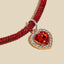 Elegant and fashionable rhinestone claw pendant necklace, suitable for cats and dogs, for wearing at home and outdoors.