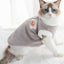 Ultra-Soft "Sunny Side Up" Fleece Vest: Cozy Autumn &amp; Winter Cat Apparel