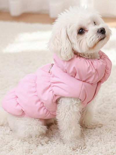 Autumn/Winter Dog Jacket/Vest Fleece Clothes for Teddy French Bulldog and Small Dogs Warm Pet Coat