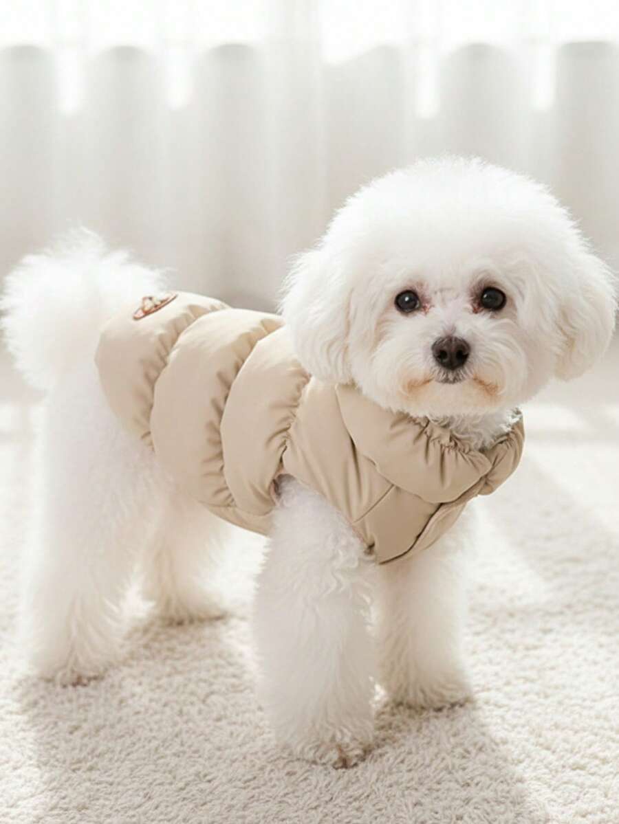 Autumn/Winter Dog Jacket/Vest Fleece Clothes for Teddy French Bulldog and Small Dogs Warm Pet Coat