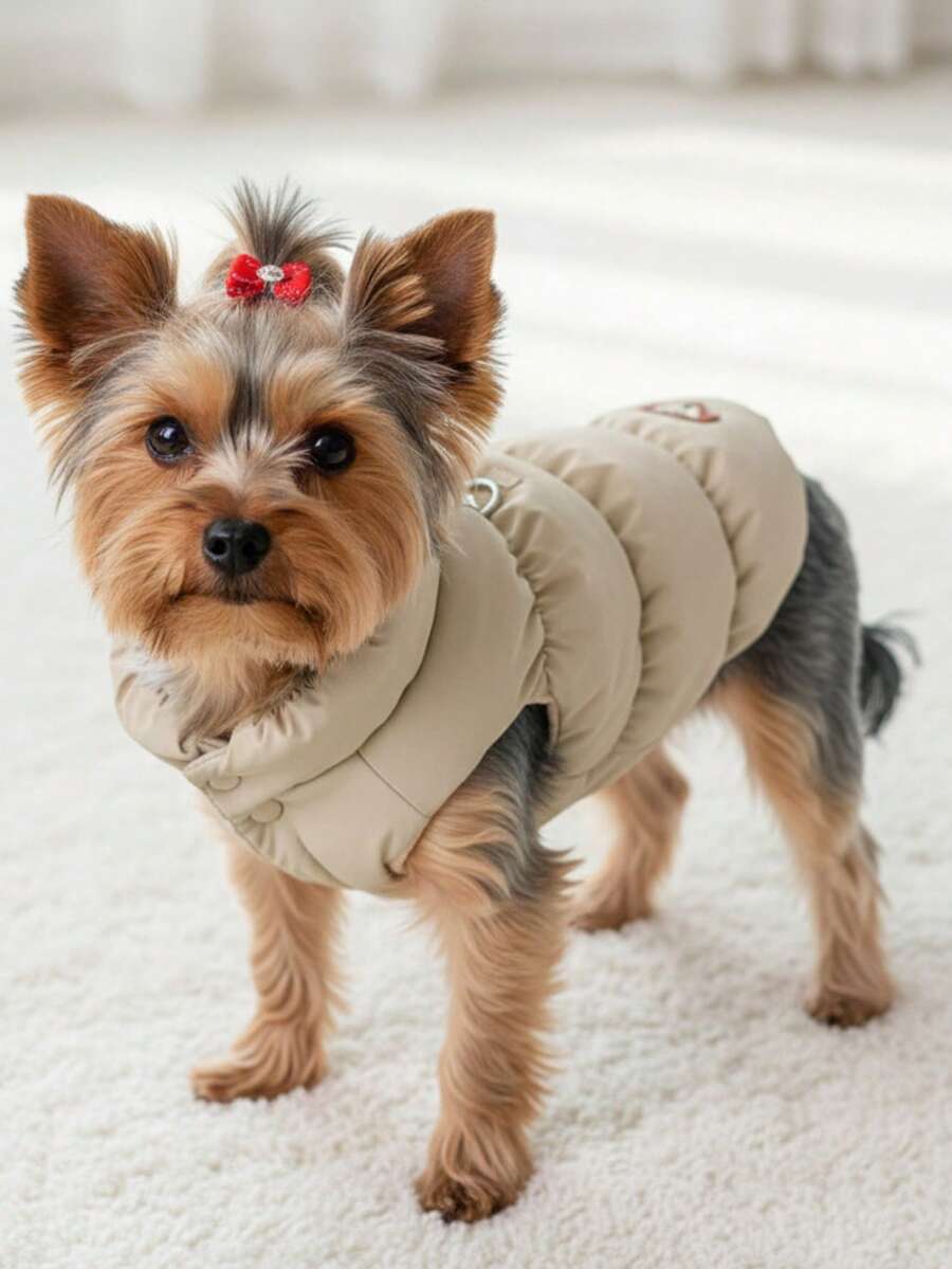 Autumn/Winter Dog Jacket/Vest Fleece Clothes for Teddy French Bulldog and Small Dogs Warm Pet Coat