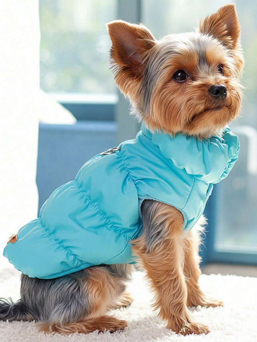 Autumn/Winter Dog Jacket/Vest Fleece Clothes for Teddy French Bulldog and Small Dogs Warm Pet Coat