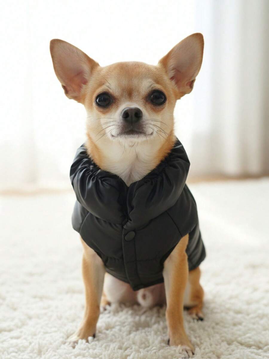 Autumn/Winter Dog Jacket/Vest Fleece Clothes for Teddy French Bulldog and Small Dogs Warm Pet Coat
