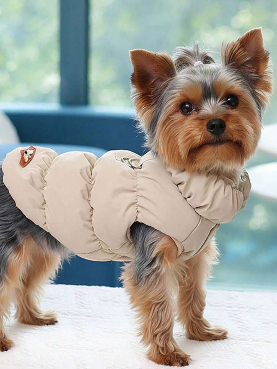 Autumn/Winter Dog Jacket/Vest Fleece Clothes for Teddy French Bulldog and Small Dogs Warm Pet Coat