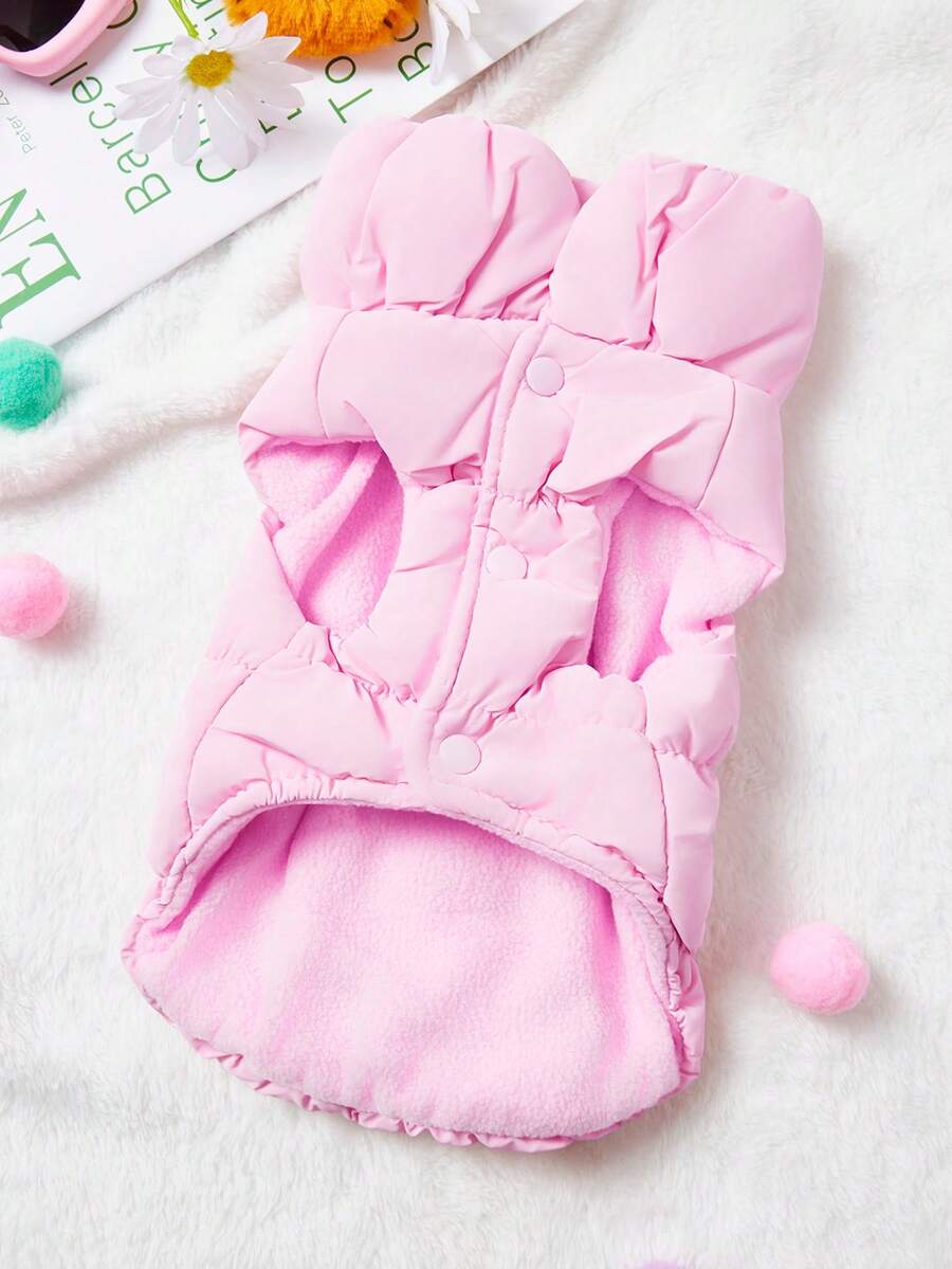 Autumn/Winter Dog Jacket/Vest Fleece Clothes for Teddy French Bulldog and Small Dogs Warm Pet Coat