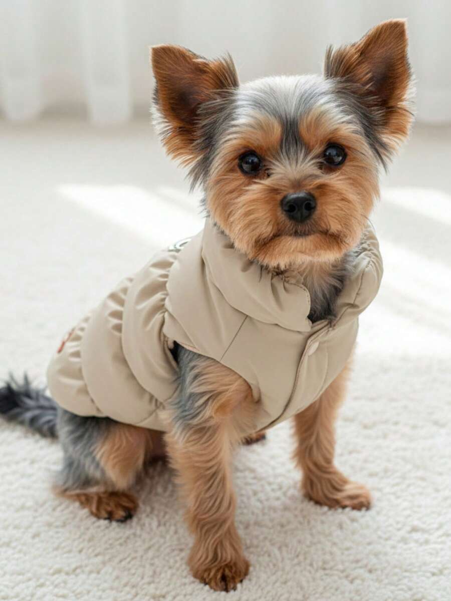 Autumn/Winter Dog Jacket/Vest Fleece Clothes for Teddy French Bulldog and Small Dogs Warm Pet Coat