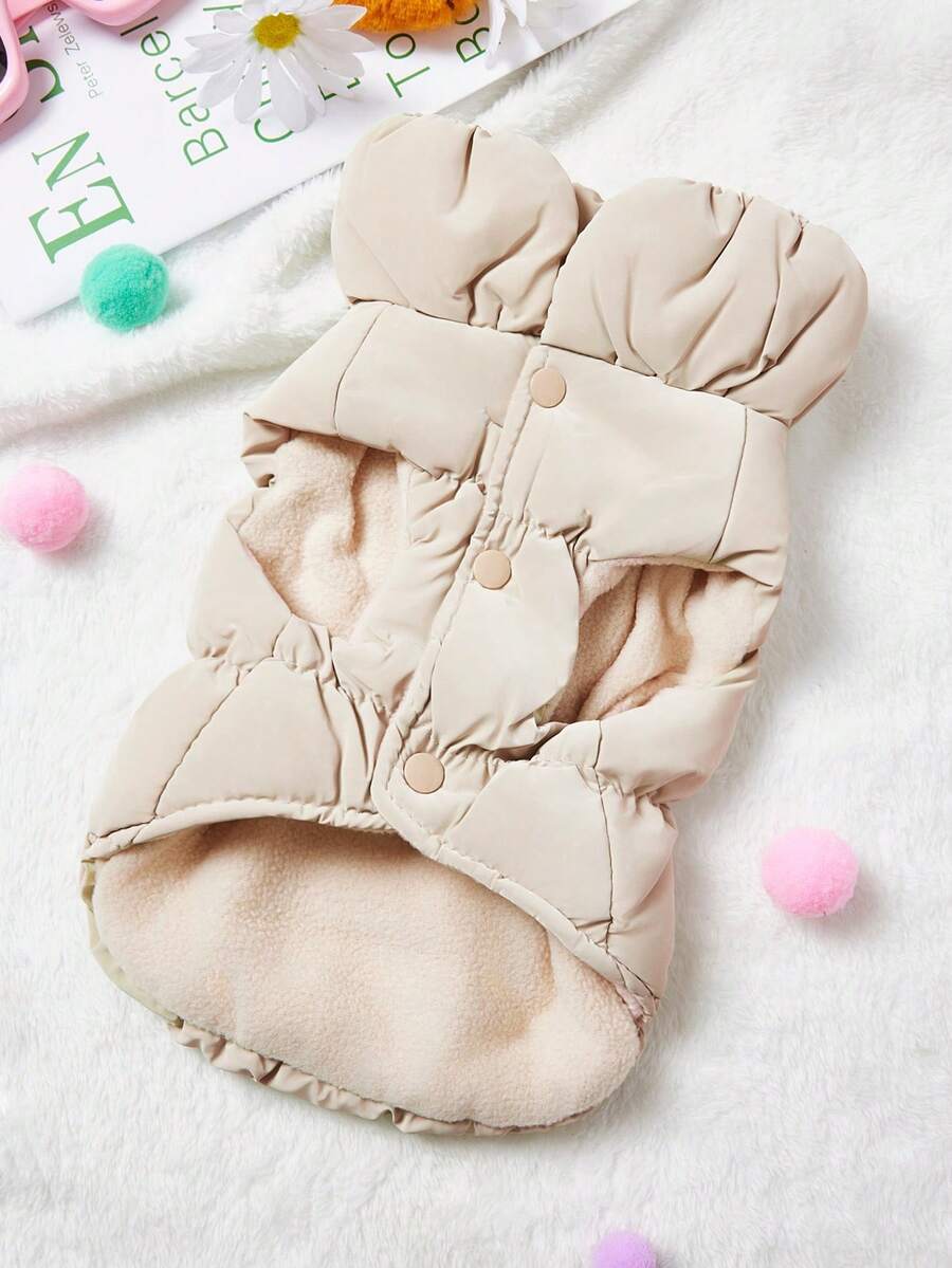 Autumn/Winter Dog Jacket/Vest Fleece Clothes for Teddy French Bulldog and Small Dogs Warm Pet Coat