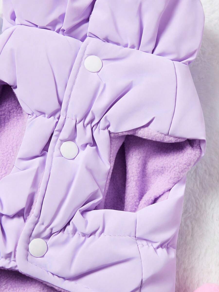 Autumn/Winter Dog Jacket/Vest Fleece Clothes for Teddy French Bulldog and Small Dogs Warm Pet Coat