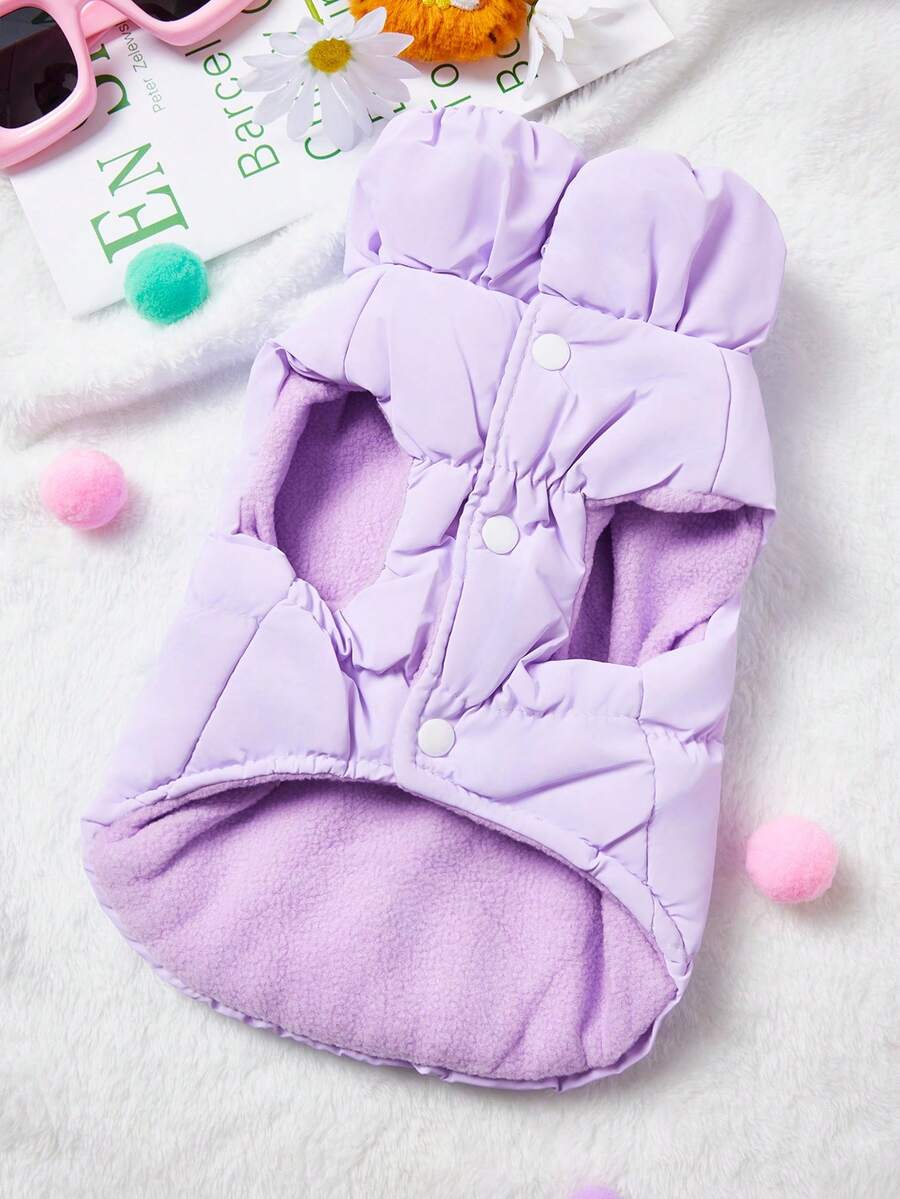 Autumn/Winter Dog Jacket/Vest Fleece Clothes for Teddy French Bulldog and Small Dogs Warm Pet Coat