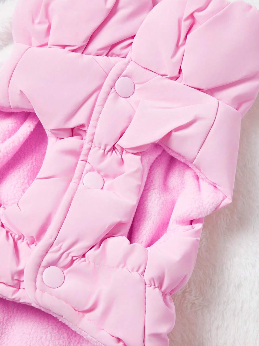 Autumn/Winter Dog Jacket/Vest Fleece Clothes for Teddy French Bulldog and Small Dogs Warm Pet Coat