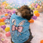 "Happy Easter" Celebration Tee: Vibrant Bunny Print Pet Shirt Puppy