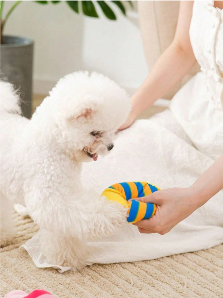 7-Piece Premium Puppy Play Set: Squeaky &amp; TPR Interactive Toys