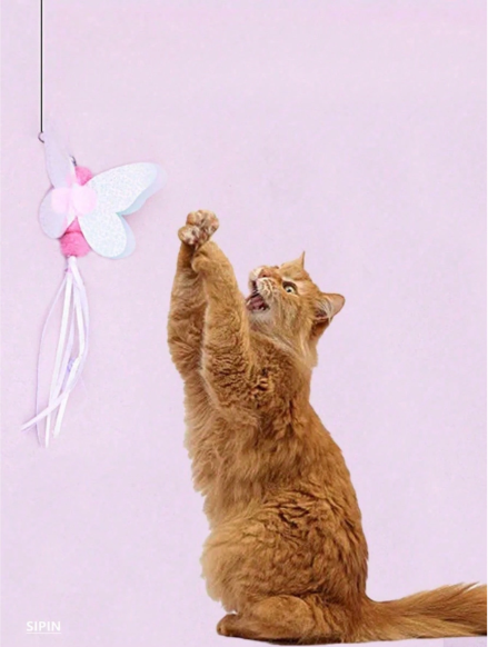 Ultimate Interactive Cat Teaser Refill Set: 7-Piece Bug &amp; Butterfly Collection