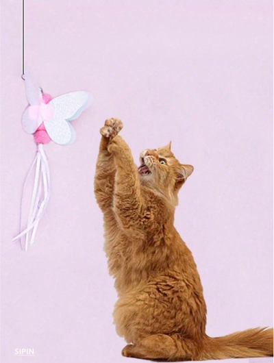 Ultimate Interactive Cat Teaser Refill Set: 7-Piece Bug &amp; Butterfly Collection