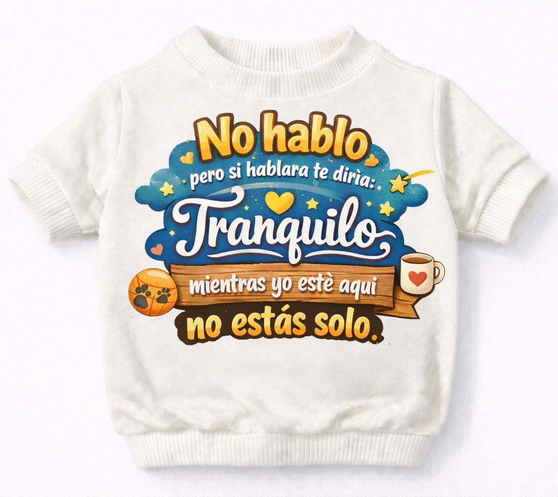 T-shirt "If my dog could talk" - Dog Clothes